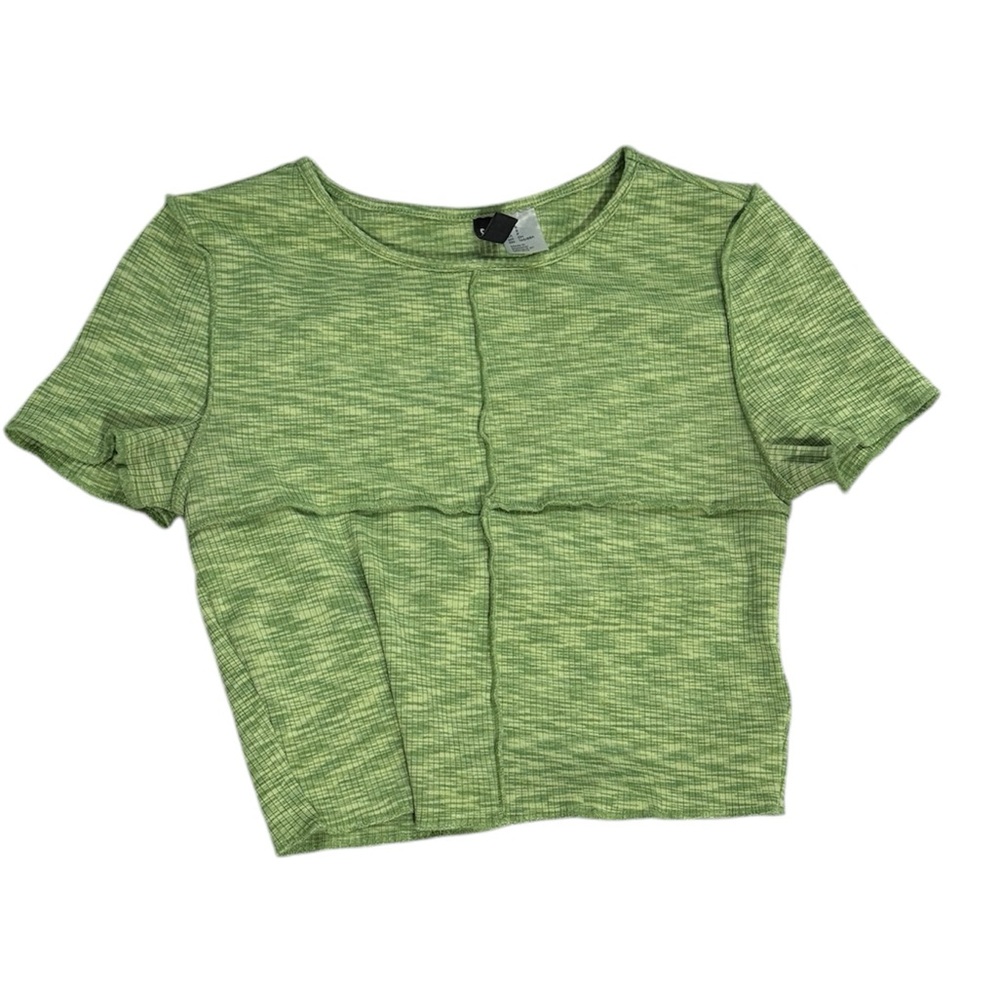 Divided H&M Green Crop Top